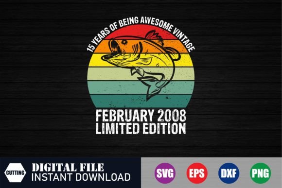 Download February 2008 Fishing Vintage Design - Vintage design Collection