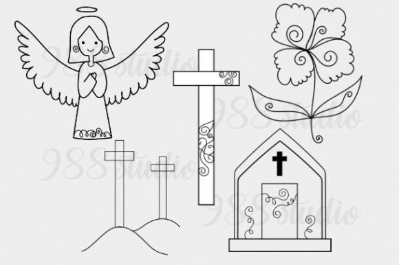 Download Fairy Cross Grave Church Christ Png Svg - Grave Collection