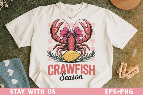 Download Crawfish Season, Vintage Design PNG. - Vintage design Collection