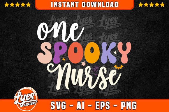 Download One Spooky Nurse Groovy Halloween Shirt - Groovy halloween shirt Collection