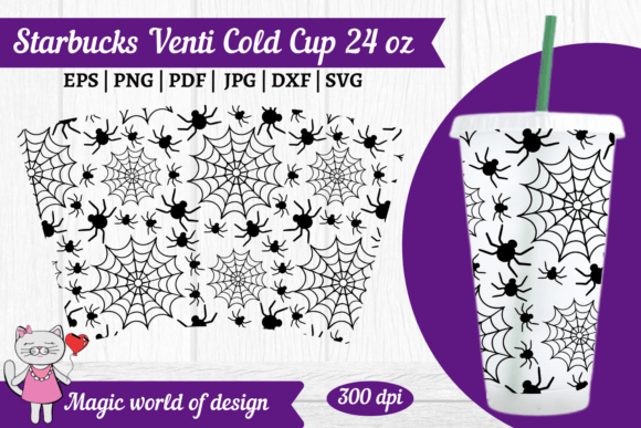 Download Halloween Spider Web Tumbler 24 Oz SVG - Spider web Collection