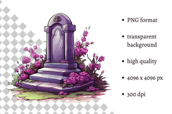 Download Pastel Pink Halloween Grave PNG Clipart - Grave Collection