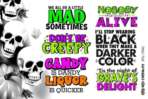 Download Halloween Quotes Sublimation Bundle - Premium Resources