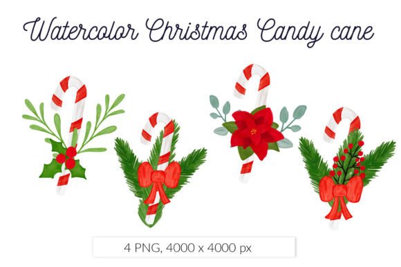 Download Christmas Candy Cane Set - Candy Collection