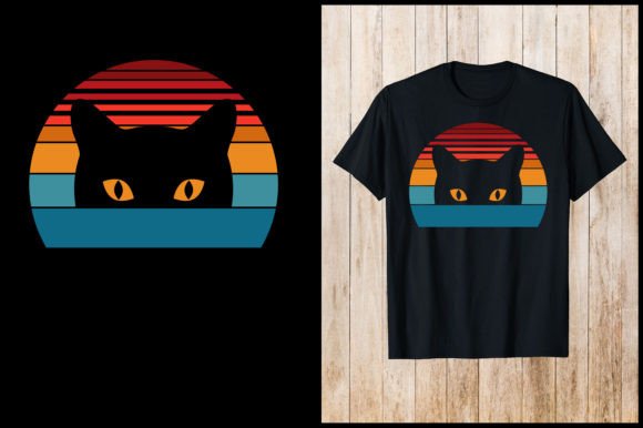 Download Cat Vintage Design Retro T-Shirt - Vintage design Collection