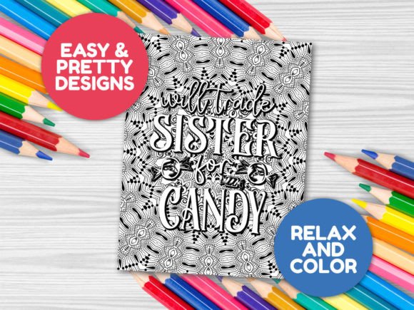 Download Halloween Quotes Coloring Pages - Premium Bundle